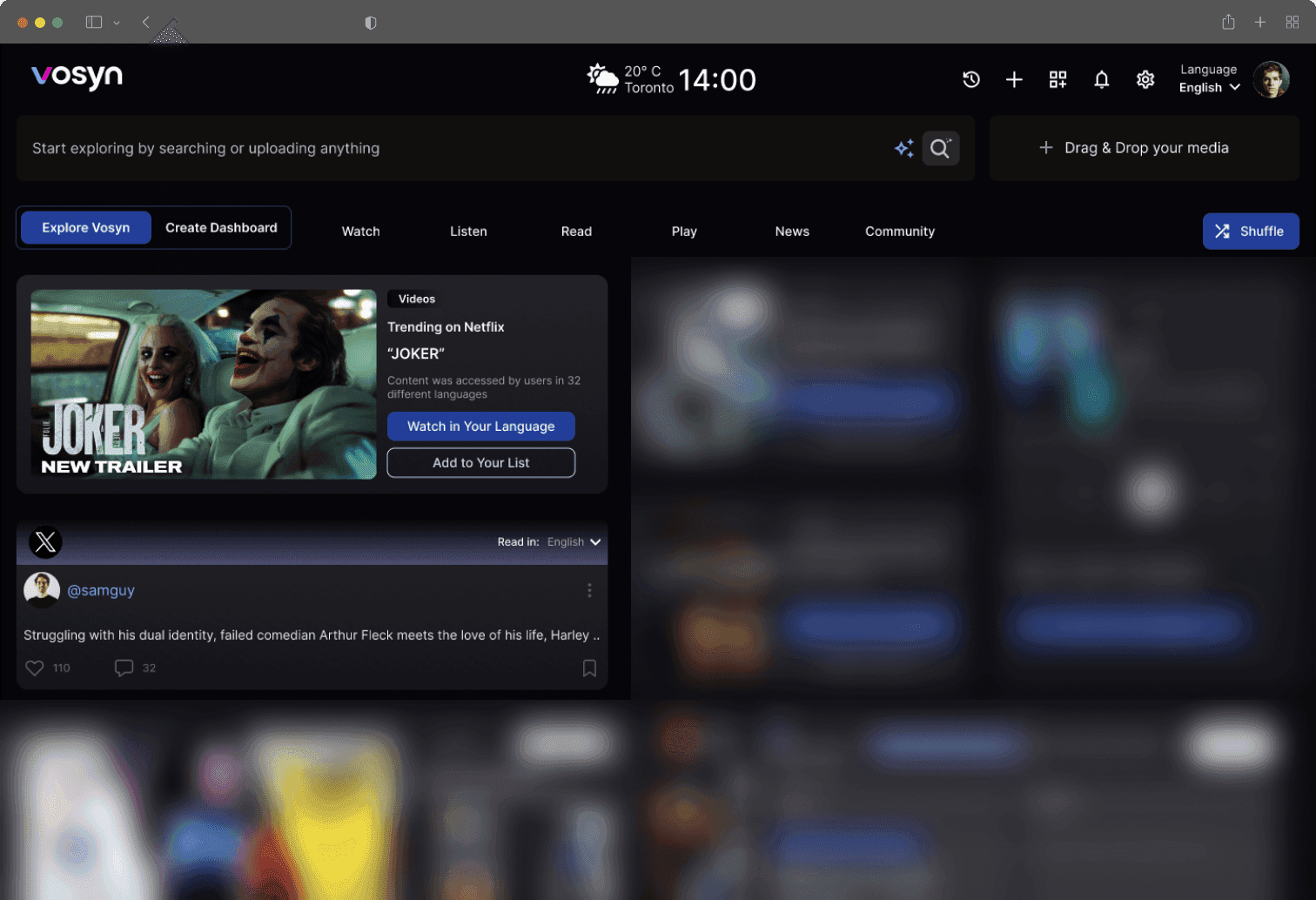 Redacted localization review interface